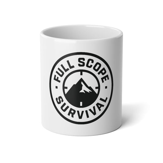 Adventure-Themed Jumbo Mug, Survival Coffee Cup